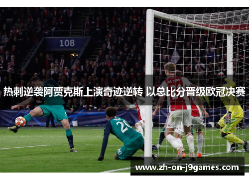 热刺逆袭阿贾克斯上演奇迹逆转 以总比分晋级欧冠决赛